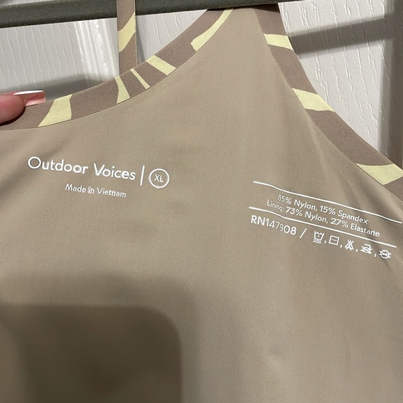 Outdoor Voices Pampas Swirl Exercise Dress - Picture 5 of 6